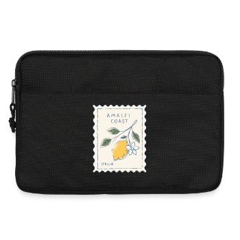 Amalfi Küstenzitronen Motiv - Laptoptasche 13" - Schwarz - Vorne