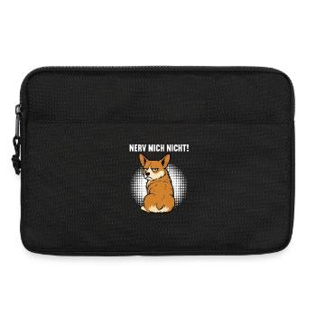 Nerv Mich Nicht Corgi Corgis Welsh Corgi Corgihund - Laptoptasche 13" - Schwarz - Vorne