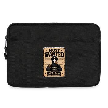 Meistgesuchter witziger Karpfenfisch - Laptoptasche 13" - Schwarz - Vorne