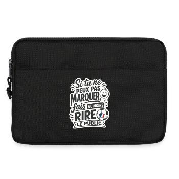 Humour du Foot - Laptoptasche 13" - Schwarz - Vorne