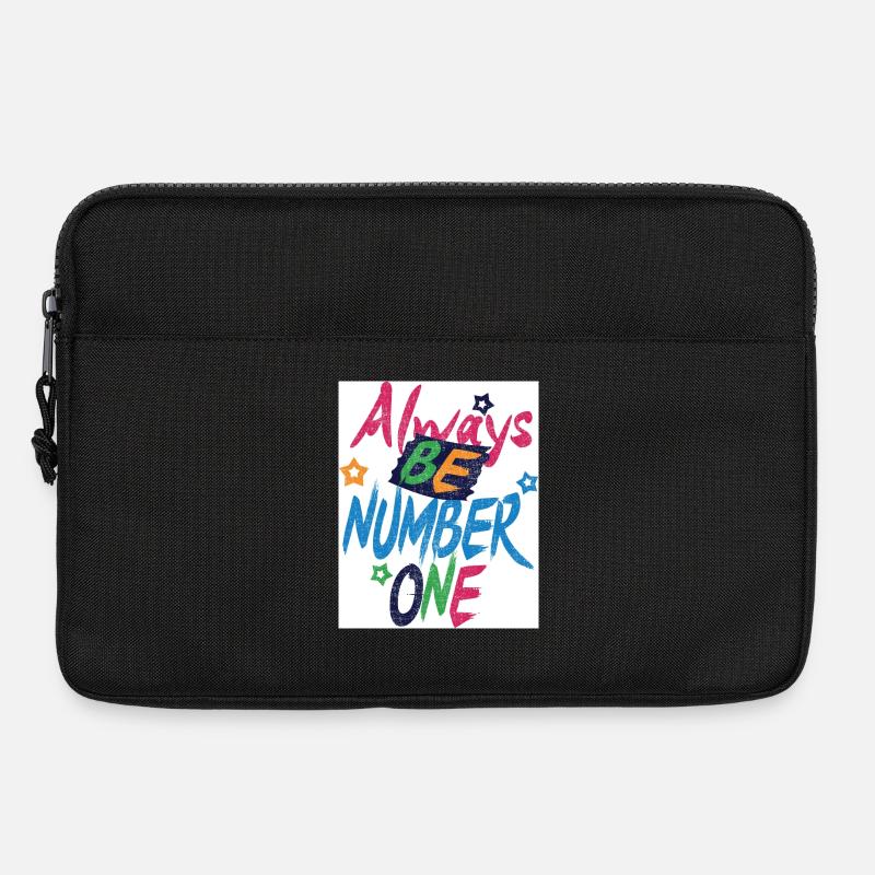 Always_be_Number 1 - Laptoptasche 13" - Schwarz