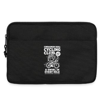 Vintage Cinnamon Roll Cycling club - Laptoptasche 13" - Schwarz - Vorne