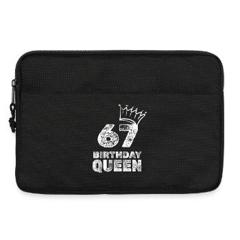 Anniversaire 67 - Sacoche pour ordinateur portable 13 pouces - noir - Devant