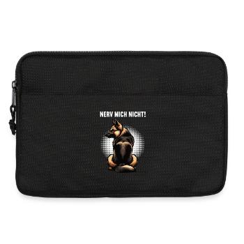 Nerv Mich Nicht Deutscher Schäferhund Schäferhunde - Laptoptasche 13" - Schwarz - Vorne