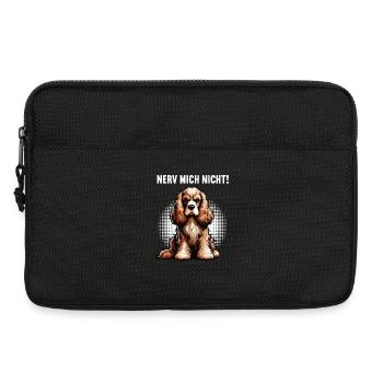 Nerv Mich Nicht Cocker Spaniel lustiger cockerhund - Laptoptasche 13" - Schwarz - Vorne