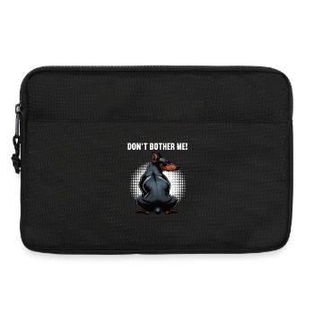 Don't Bother Me Dobermann Dobermannbesitzer  - Laptoptasche 13" - Schwarz - Vorne