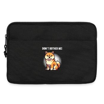 Ne me dérange pas Shiba Inu Shiba Propriétaire Shibahund - Sacoche pour ordinateur portable 13 pouces - noir - Devant