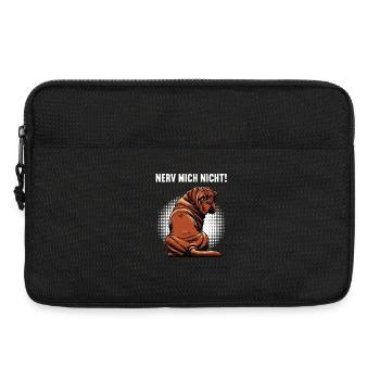 Nerv Mich Nicht Bordeaux Dogge Bordeauxs Bordeaux  - Laptoptasche 13" - Schwarz - Vorne