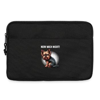 Nerv Mich Nicht Yorkshire Terrier Yorkie Yorkies - Laptoptasche 13" - Schwarz - Vorne