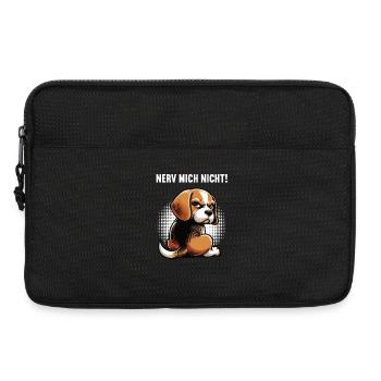 Nerv Mich Nicht Beagle Beaglebesitzer Beaglehalter - Laptoptasche 13" - Schwarz - Vorne