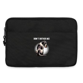 Don't Bother Me Great Dane Great Dane - Laptop bag 13" - black - Front