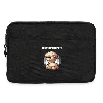 Nerv Mich Nicht Alpaka lama Alpakabesitzer Alpakas - Laptoptasche 13" - Schwarz - Vorne