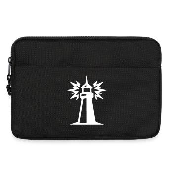 Leuchtturm Symbol - Laptoptasche 13" - Schwarz - Vorne
