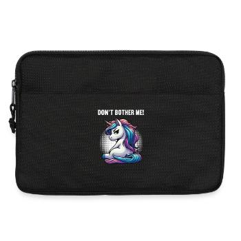 Ne me dérange pas, unicornes licornes fan de licornes - Sacoche pour ordinateur portable 13 pouces - noir - Devant