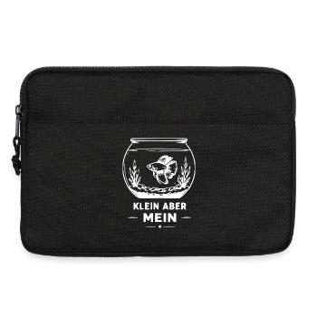 Kleines Eigenes Fischglas - Laptoptasche 13" - Schwarz - Vorne