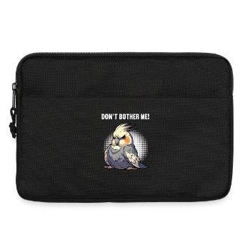 Don't Bother Me Cockatiel - Laptop bag 13" - black - Front