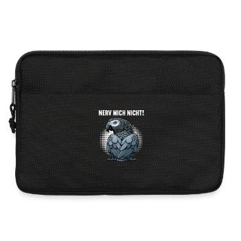 Nerv Mich Nicht Graupapagei Graupapageie Papagei - Laptoptasche 13" - Schwarz - Vorne