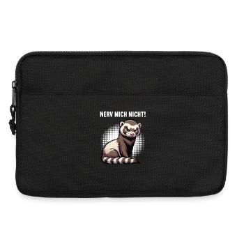 Nerv Mich Nicht Frettchen Frettchenbesitzer - Laptoptasche 13" - Schwarz - Vorne