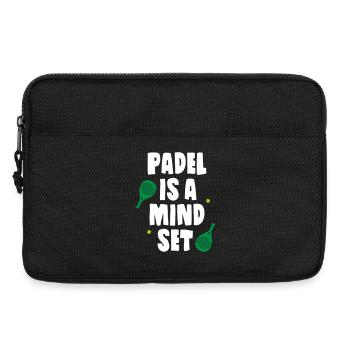 Padel_Is_A_Mind_Set - Sacoche pour ordinateur portable 13 pouces - noir - Devant