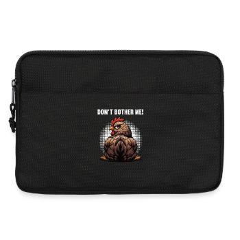 Ne me dérange pas poulets, poulet, amoureux du poulet - Sacoche pour ordinateur portable 13 pouces - noir - Devant