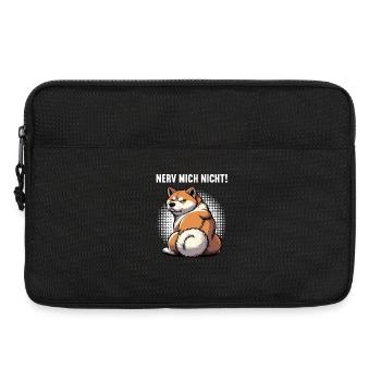 Nerv Mich Nicht Akita Akitabesitzer Akitaliebhaber - Laptoptasche 13" - Schwarz - Vorne