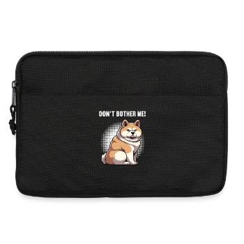 Don't Bother Me Akita Akitabesitzer Akitaliebhaber - Laptop bag 13" - black - Front