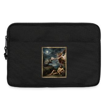 Opossum Beats God's Hand Funny Opossum Meme - Laptop bag 13" - black - Front