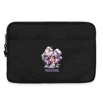 Cadeau des étoiles Dreamer Chibi Clouds - Sacoche pour ordinateur portable 13 pouces - noir - Devant