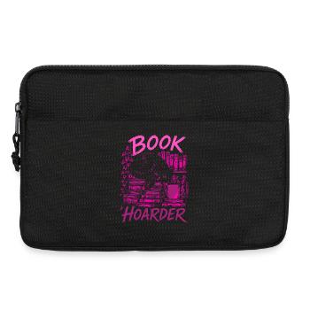Chat Collectionneur de Livres – Amour du Livre Rose - Sacoche pour ordinateur portable 13 pouces - noir - Devant