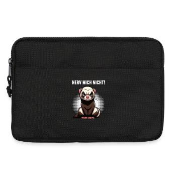 Nerv Mich Nicht Frettchen Frettchenbesitzer - Laptoptasche 13" - Schwarz - Vorne