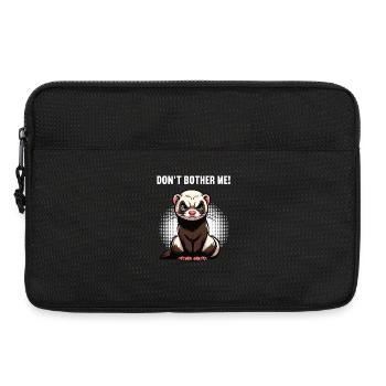 Ne me dérange pas, Furet Propriétaire de furet - Sacoche pour ordinateur portable 13 pouces - noir - Devant