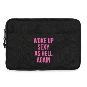 Woke Up Sexy As Hell Again - Laptoptasche 13" - Schwarz - Vorne