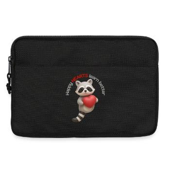 Happy Hearts learn better - Laptoptasche 13" - Schwarz - Vorne