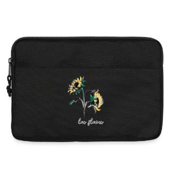 Sunflower Brushstroke Les Fleurs - Laptop bag 13" - black - Front