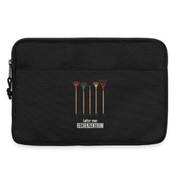 Leiter vom Rechenzentrum Gartenoutfit Gartenarbeit - Laptoptasche 13" - Schwarz - Vorne