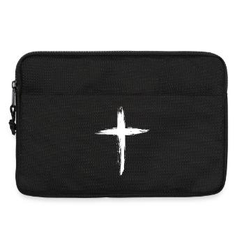 Christen Kreuz - Laptoptasche 13" - Schwarz - Vorne