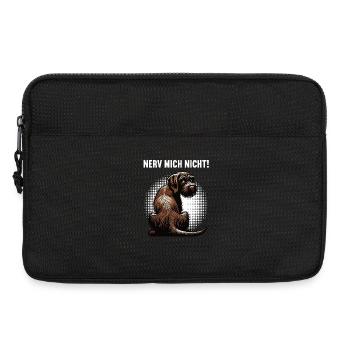 Nerv Mich Nicht Deutsch Drahthaar drahthaar hund - Laptoptasche 13" - Schwarz - Vorne
