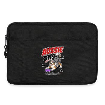 Aussie On! Australian Shepherd - Laptop bag 13" - black - Front