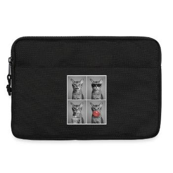 Chats Chat Abyssinian - Sacoche pour ordinateur portable 13 pouces - noir - Devant