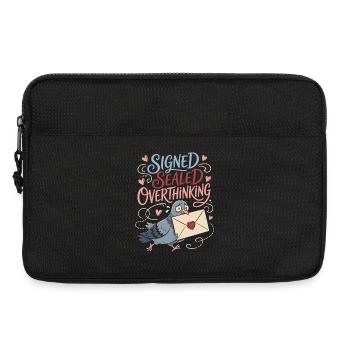 Signé Sealed Overthinking Dove - Sacoche pour ordinateur portable 13 pouces - noir - Devant