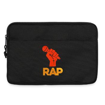 Poing Microphone Rap Vif - Sacoche pour ordinateur portable 13 pouces - noir - Devant