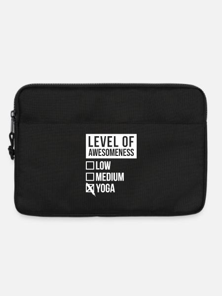 Yoga Yoga Yoga - Laptoptasche 13" - Schwarz