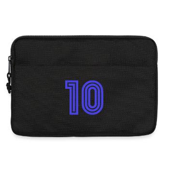 10. 10 ANS. 10e ANNIVERSAIRE. ANNIVERSAIRE 10 ANS. - Sacoche pour ordinateur portable 13 pouces - noir - Devant