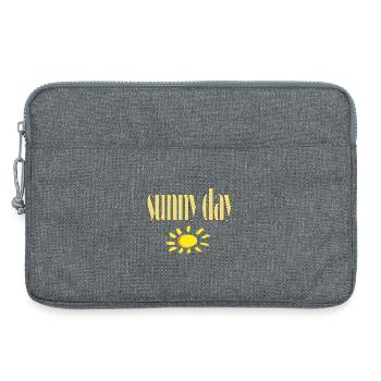 sunny day - Laptoptasche 13" - Grau meliert - Vorne