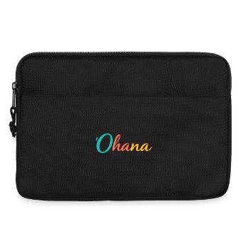 'Ohana Hawaii Shirt - Laptop bag 13" - black - Front