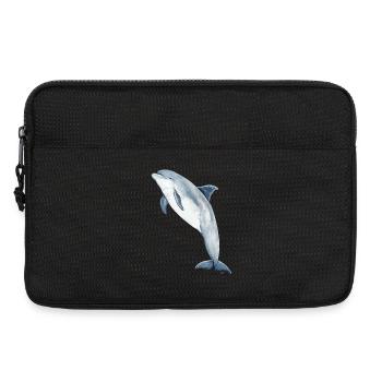 Bottlenose dolphin - Bottlenose dolphin - Grand dauphin - Laptop bag 13" - black - Front