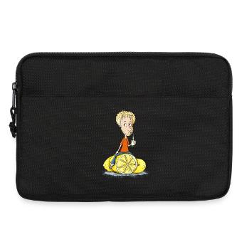 Gibt Dir das Leben Zitronen... - Laptoptasche 13" - Schwarz - Vorne