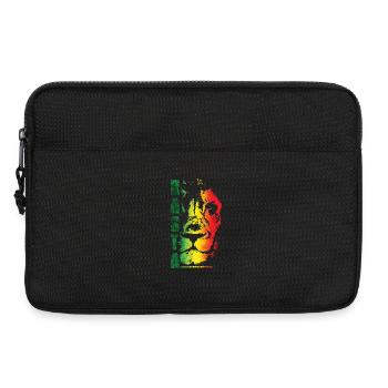 Rasta Lion Rainbow Style - Laptop bag 13" - black - Front
