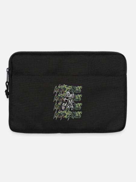 Motocross camouflage - Laptop bag 13" - black
