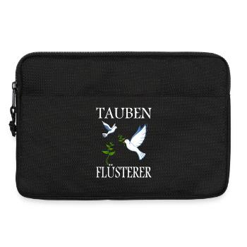 Tauben Flüsterer - Laptoptasche 13" - Schwarz - Vorne